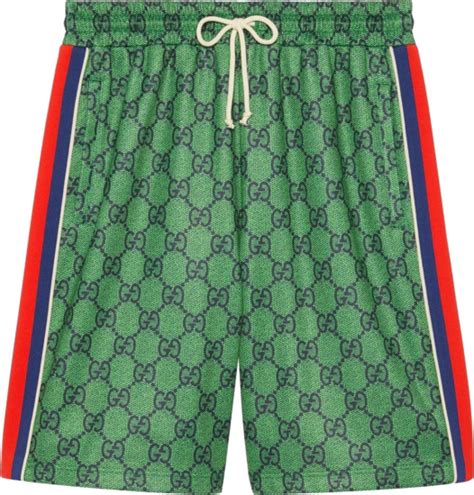 gucci red and green striped shorts|Gucci shorts cheap.